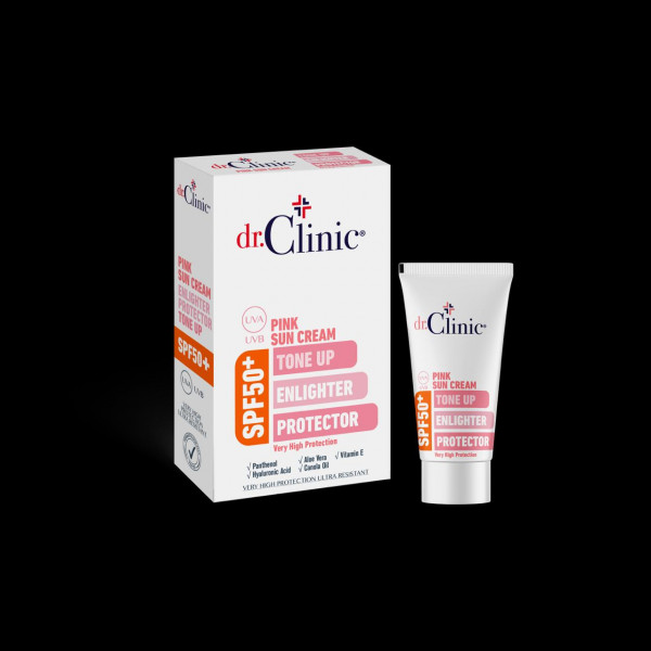 Dr.Clinic Pink SunScreen SPF 50+ Aydınlatıcı Koruyucu Ton Eşitleyici Güneş Kremi 50 ml