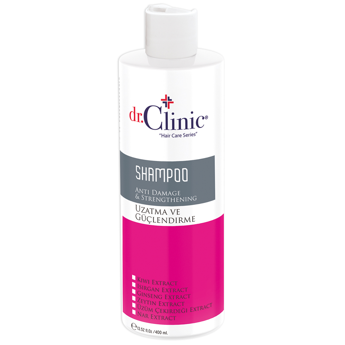 Dr.Clinic Şampuan Uzatma ve Güçlendirme Etkili 400 ml