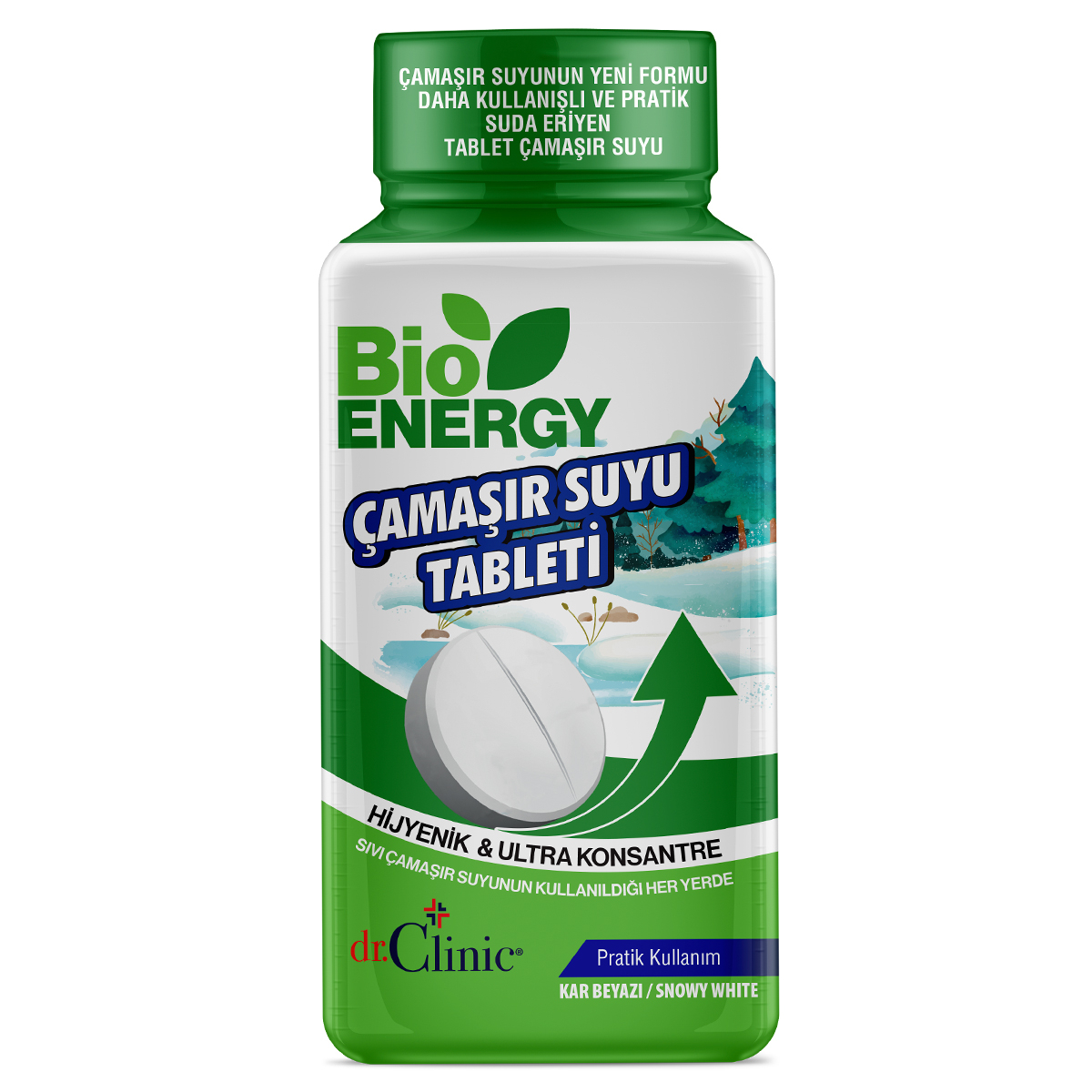 Bioenergy Tablet Çamaşır Suyu Kar Beyazı 32 ADET