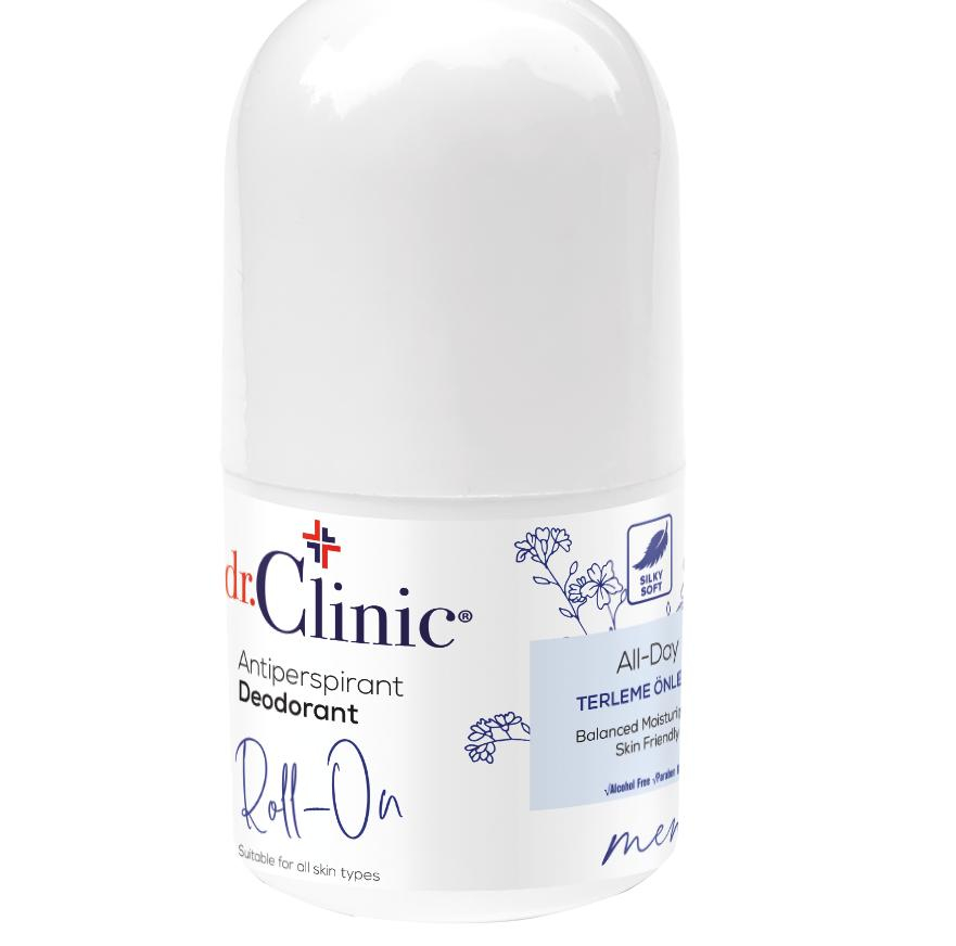 Dr.Clinic Antiperspirant Men Deodorant Roll-On 50ml