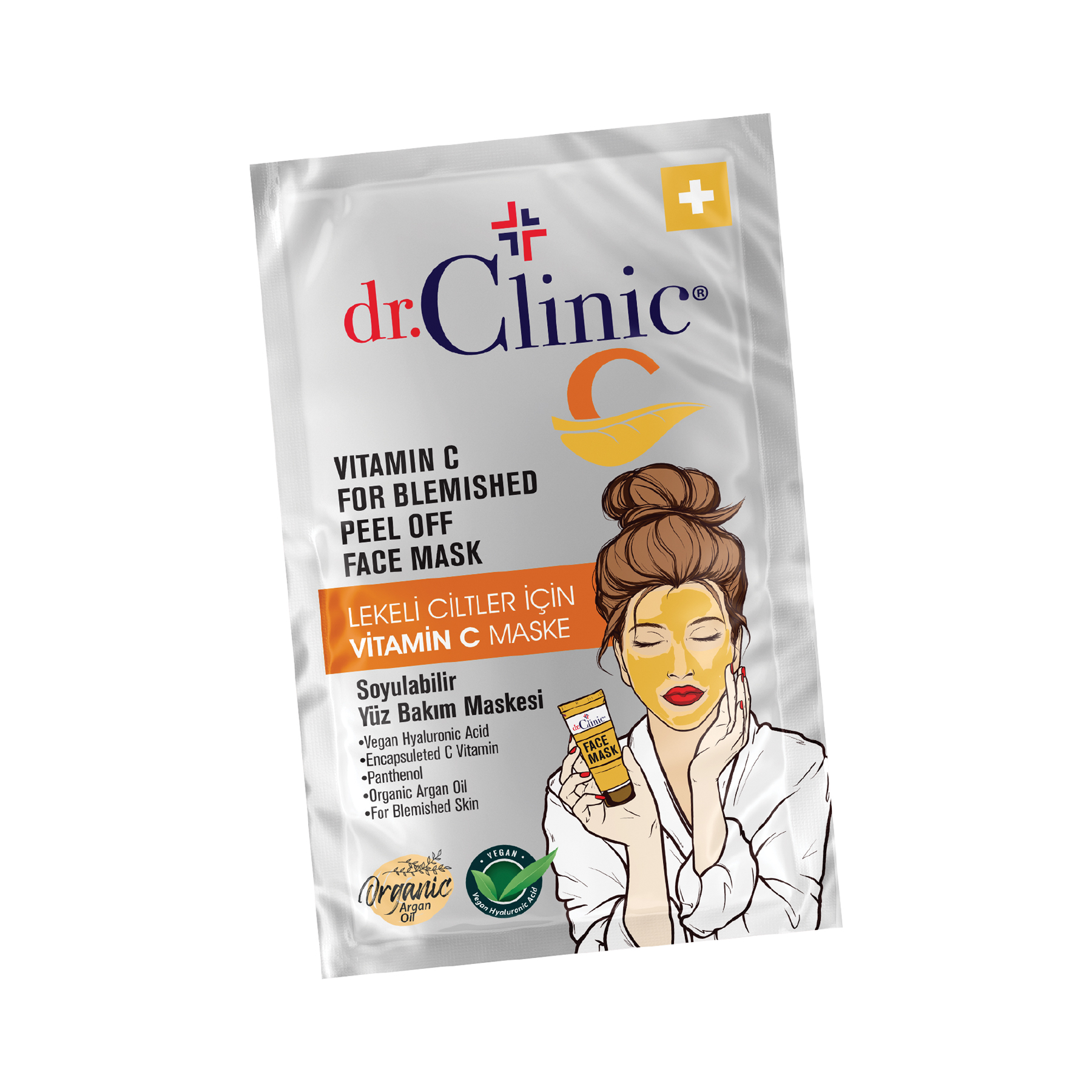 Dr.Clinic C Vitamini Soyulabilir Maske 10 ml
