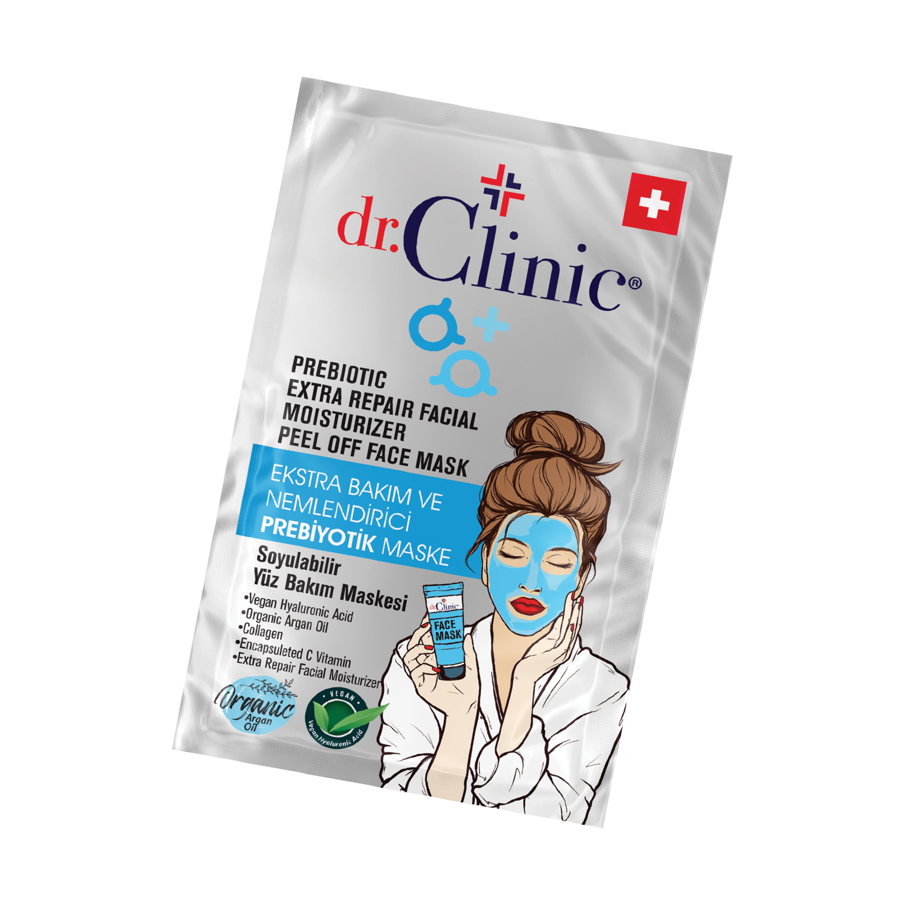 Dr.Clinic PREBİOTİC Extra Nemlendirici Soyulabilir Maske 10 ml