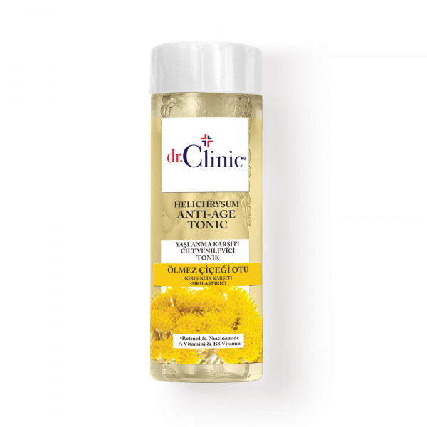 Dr.Clinic Ölmez Çiçeği Otu HELİCHRYSUM Yaşlanma Karşıtı Tonik 150 ml