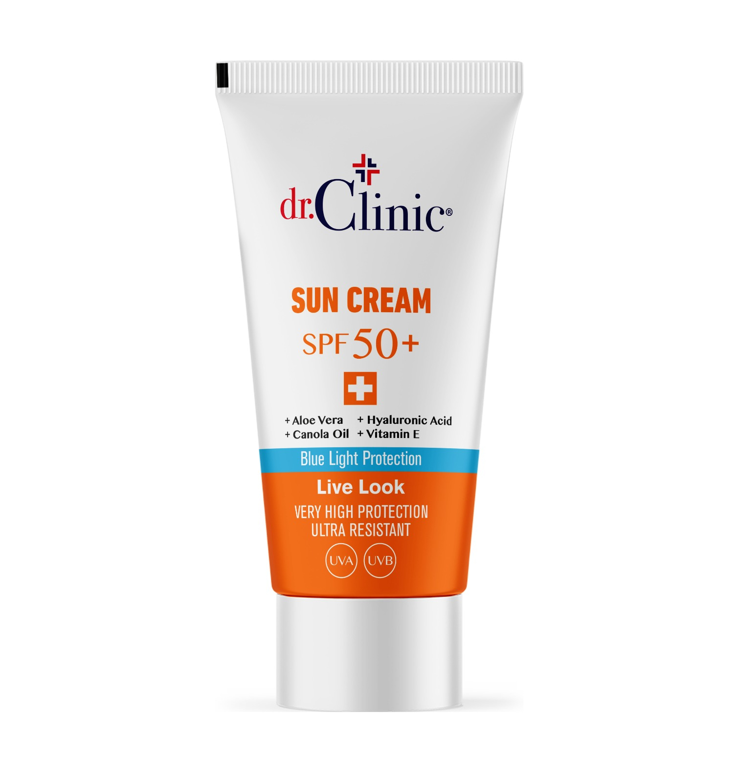 Dr.Clinic Spf 50+ Güneş Koruyucu Krem 50 ml ( UVA,UVB ve Mavi Işık Koruma )