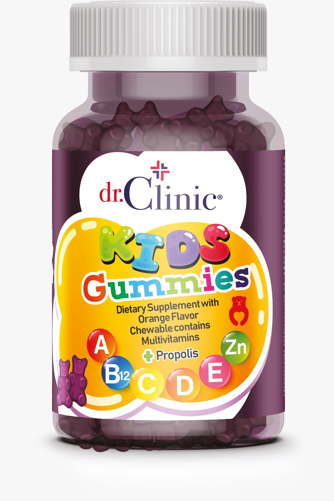 Dr.Clinic Multivitamin Çiğnenebilir Jel Form Kids