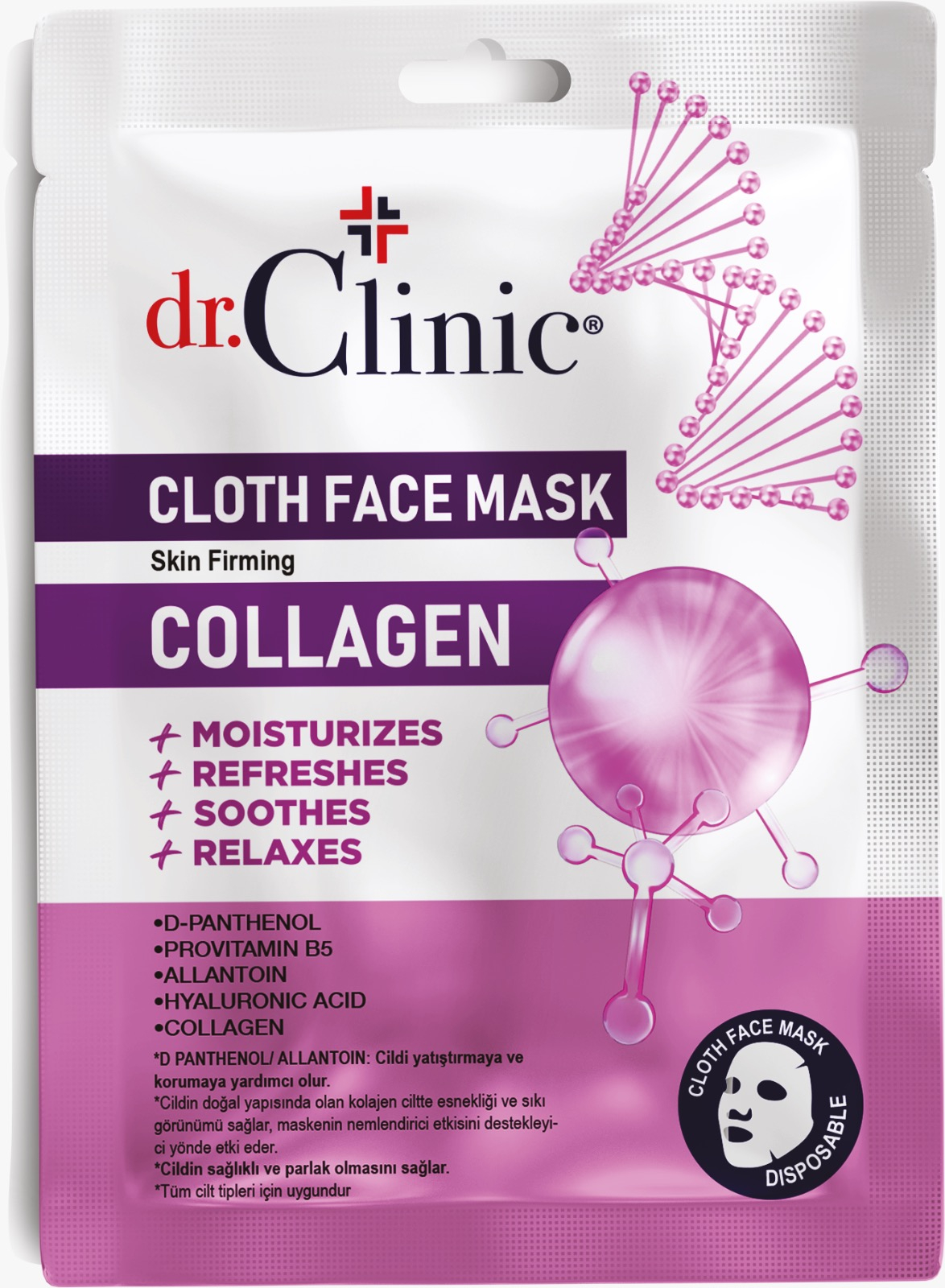 Dr.Clinic Kolajen Kağıt Maske