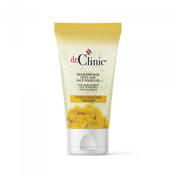 Dr.Clinic Ölmez Çiçeği Otu HELİCHRYSUM Yenileyici Yüz Yıkama Jeli 150 ml