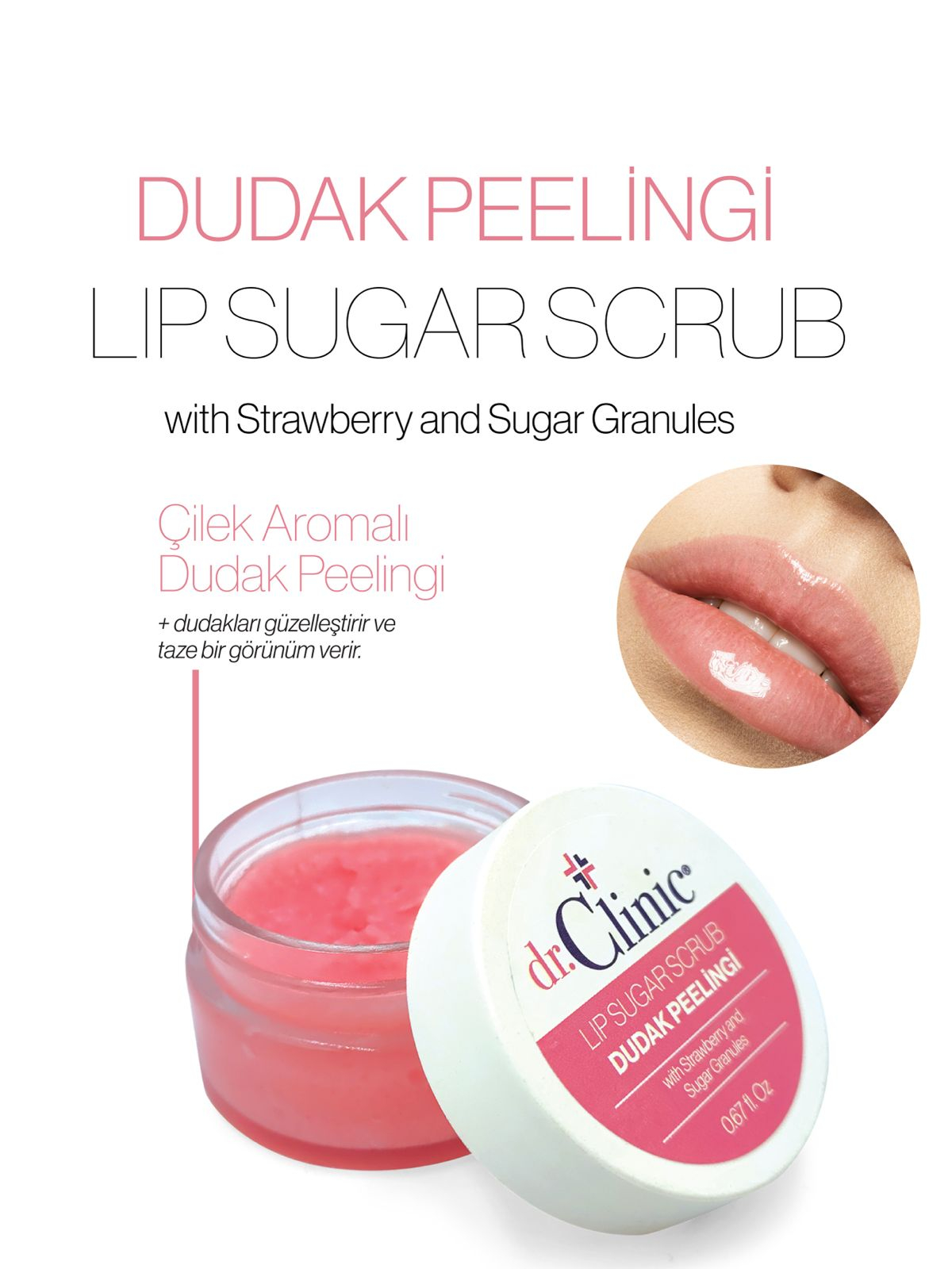 Dr.Clinic Dudak Peelingi 20 ml