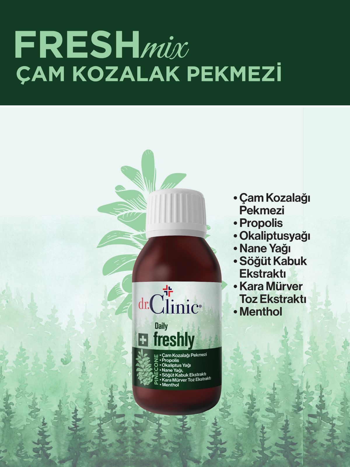 Dr.Clinic Daily Freshly Çam Kozalak Pekmezi