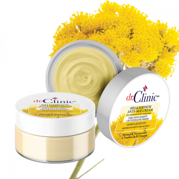 Dr.Clinic Ölmez Çiçeği Otu HELİCHRYSUM Cilt Yenileyici Krem 50 ml