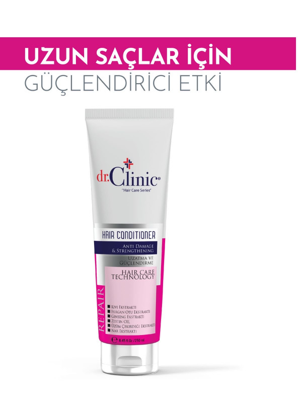 Dr.Clinic Saç Kremi Uzatma ve Güçlendirme Etkili 250 ml