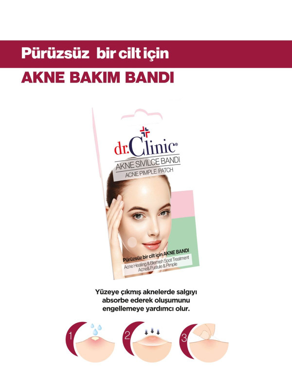 Dr.Clinic Akne Sivilce Bandı 10 Adet