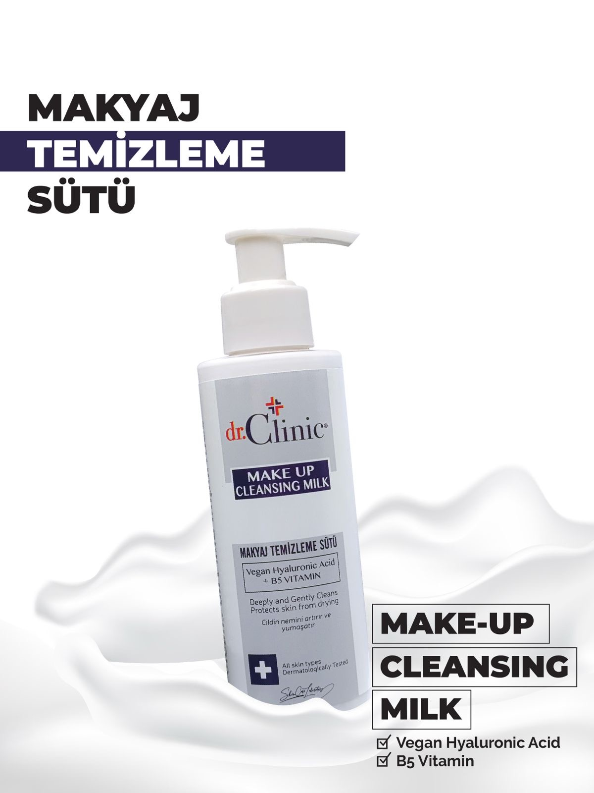 Dr.Clinic Makyaj Temizleme Sütü 150 ml