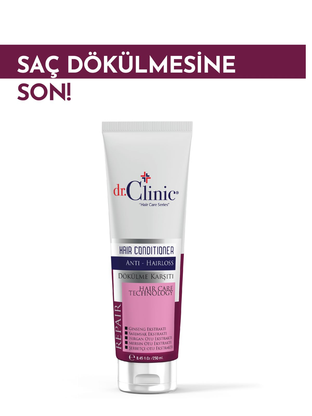 Dr.Clinic Saç Kremi Dökülme Karşıtı 250 ml