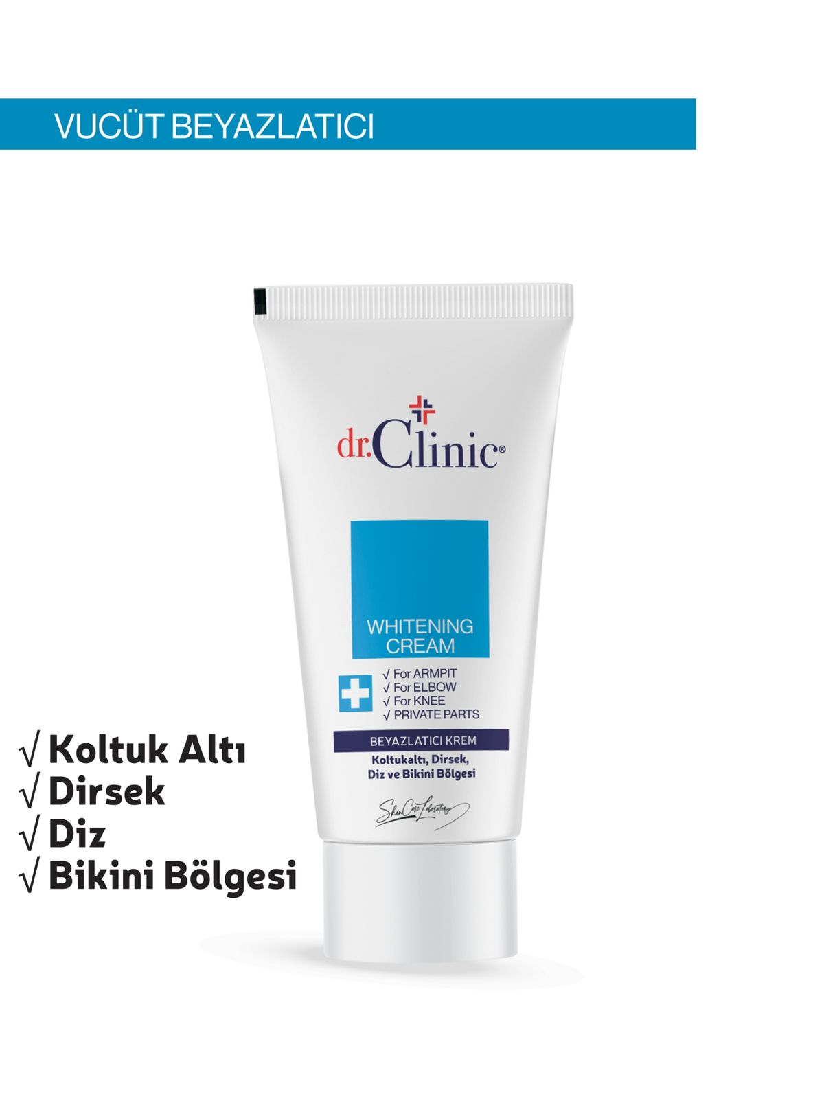 Dr.Clinic Vücut Beyazlatıcı Krem 50 ml