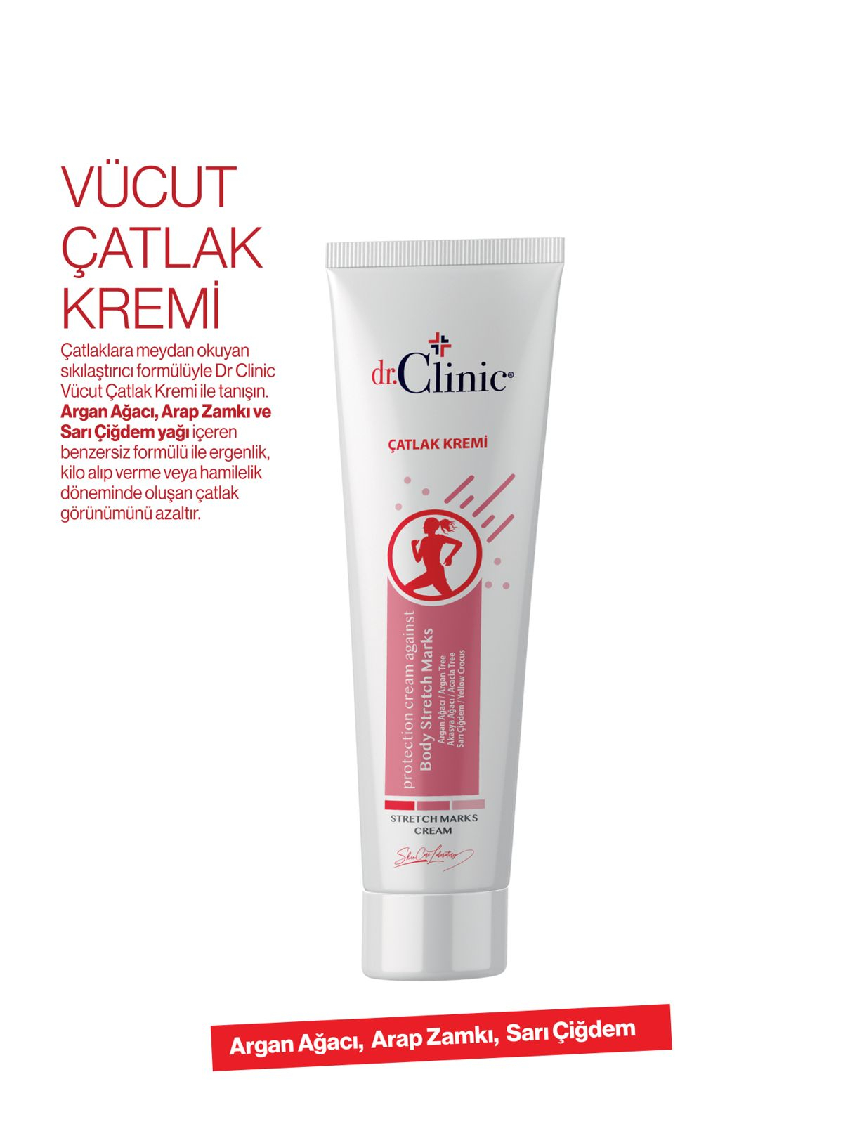 Dr.Clinic Vücut Çatlak Kremi 100 ML