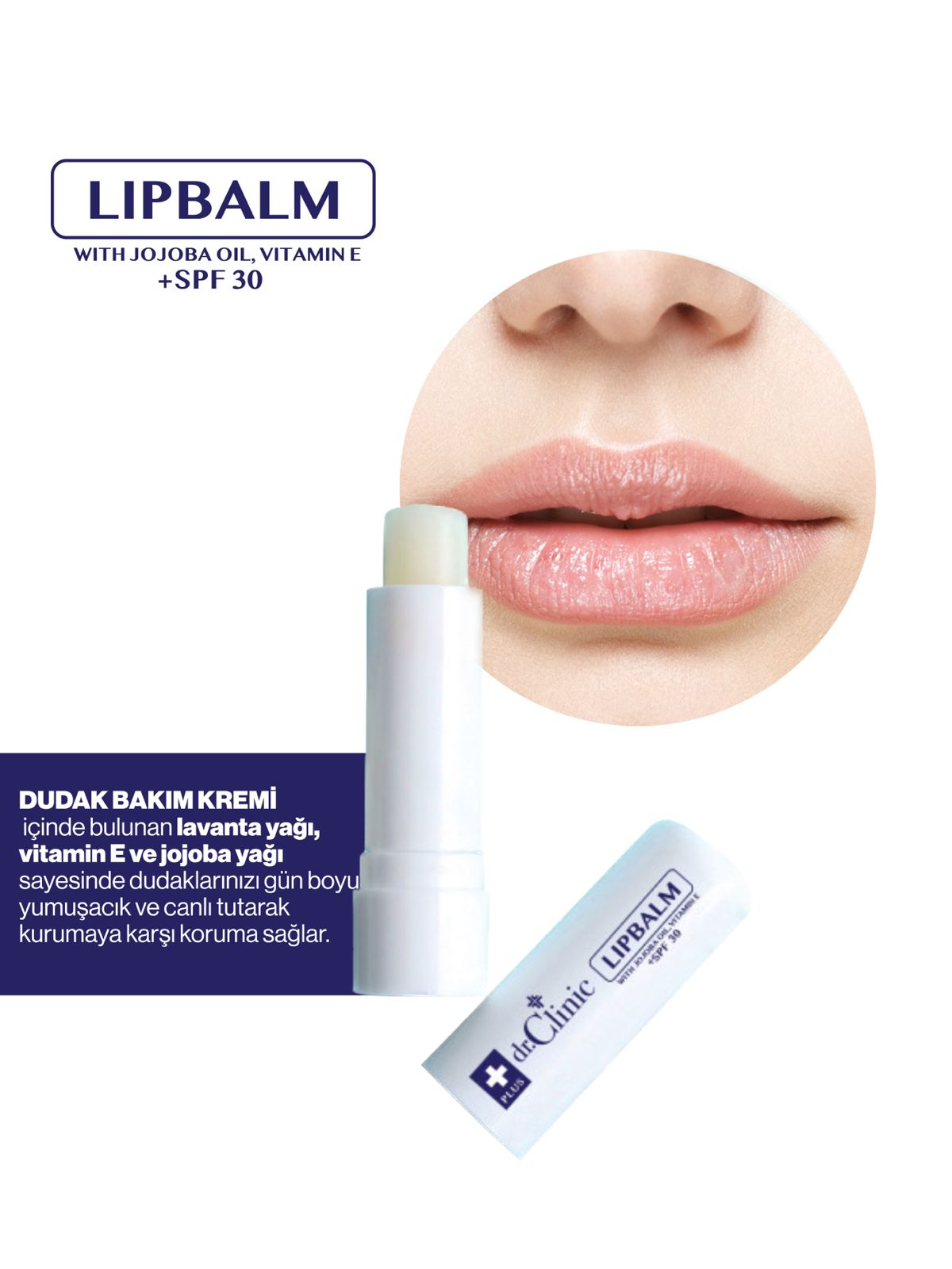 Dr.Clinic Dudak Bakım Balmı Spf30 4 Gr