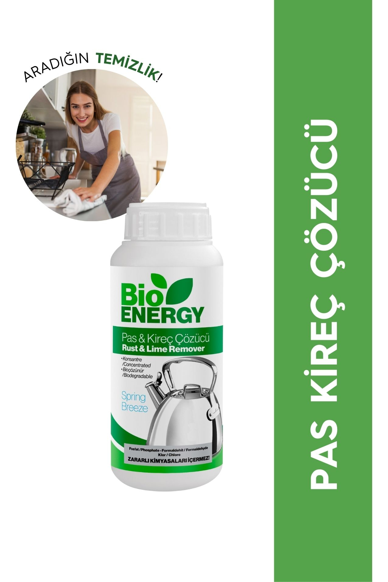 Bioenergy Pas ve Kireç Çözücü 500 Ml