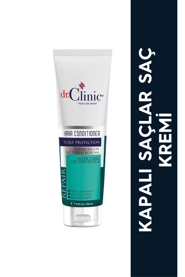 Dr.Clinic Kapalı Saçlar Saç Derisi Koruma Saç Kremi 250 ML