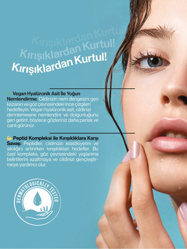 Dr.Clinic Göz Çevresi Kırışıklık Bakım Kremi 15 ml