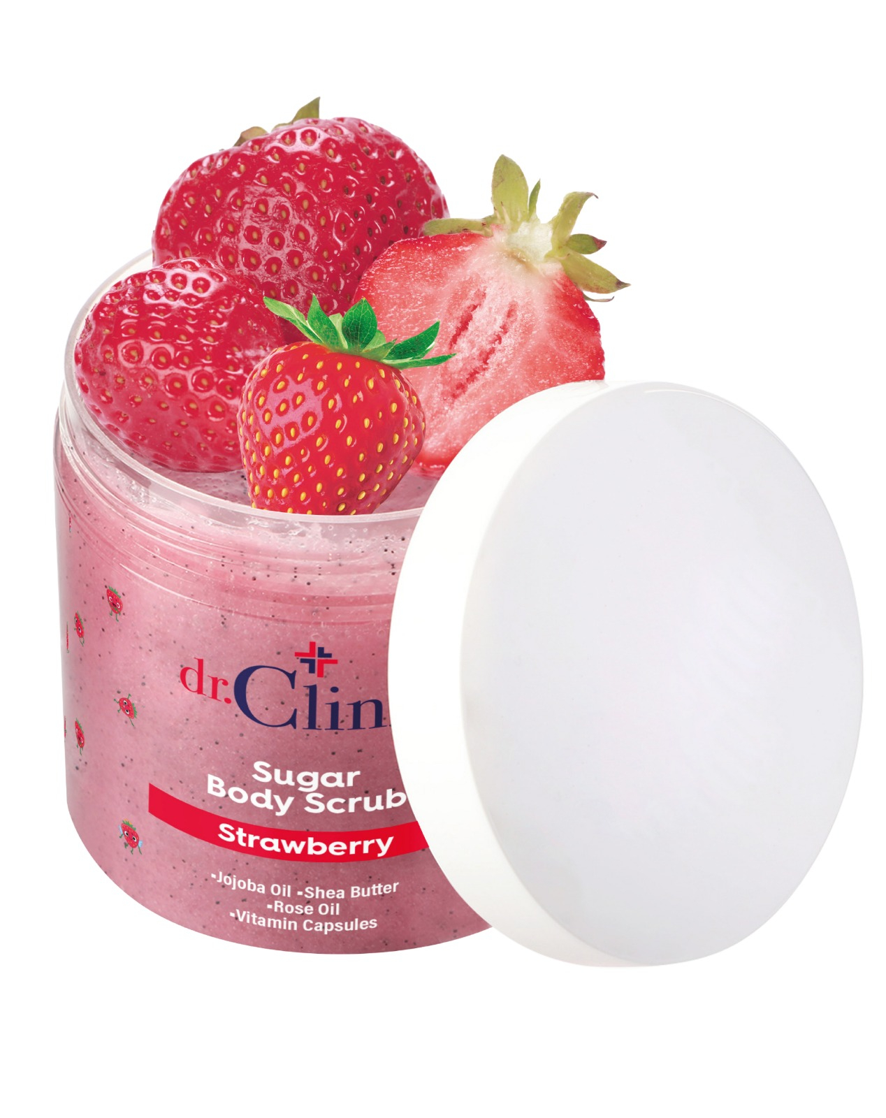 Dr.Clinic Sugar Body Scrup Strawberry 250 Ml