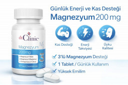 Dr.Clinic Magnezyum Tablet Üçlü Fonksiyon