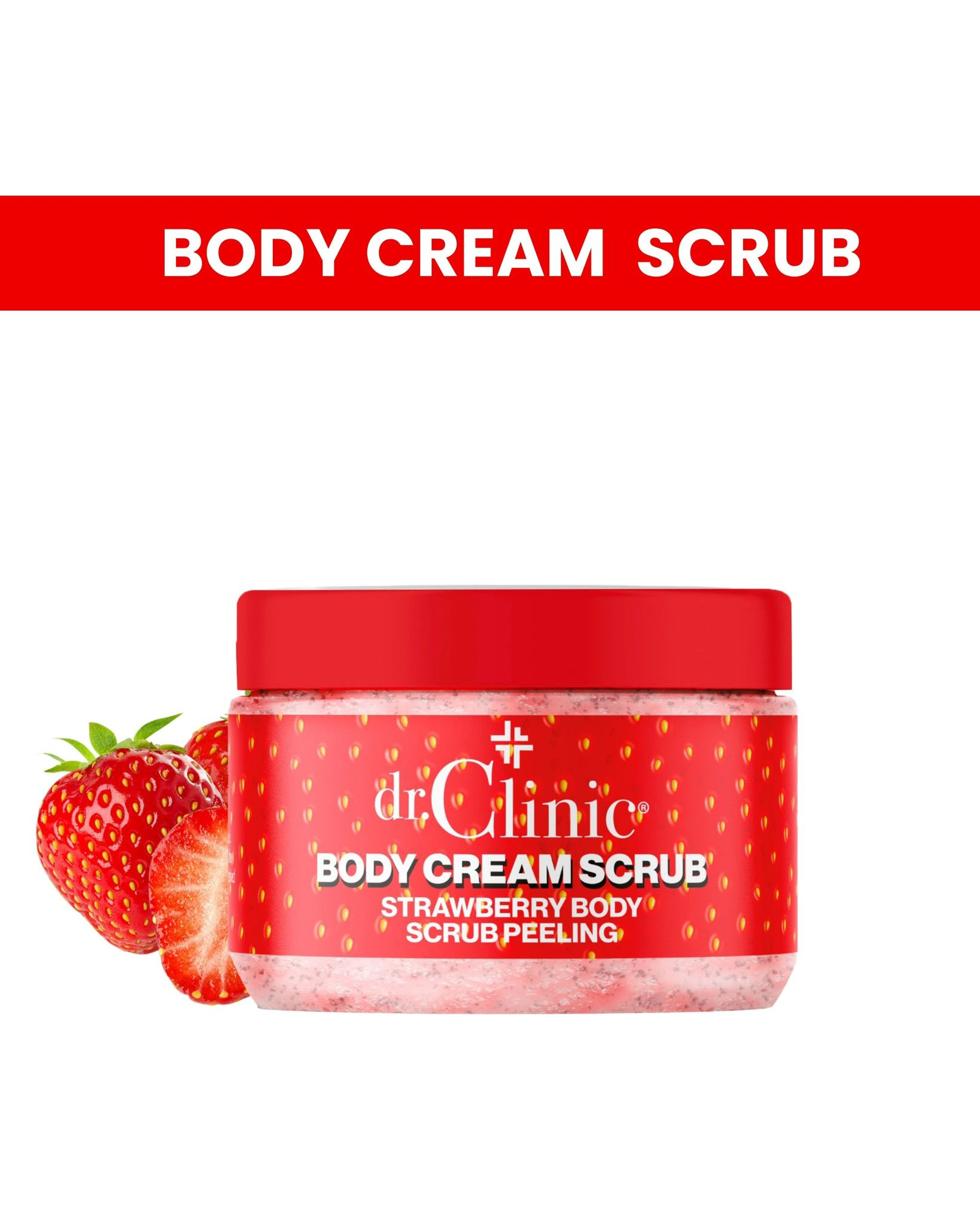 Dr.Clinic Çilek Özlü Krem Peeling 300 ml