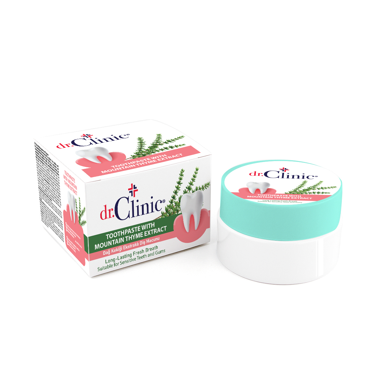 Dr. Clinic Dağ Kekikli Diş Parlatma Tozu 40gr