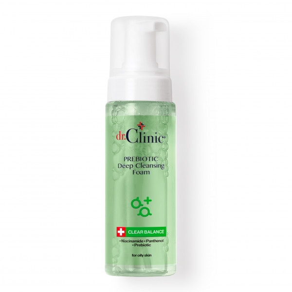 Dr.Clinic Prebiotic Yüz Temizleme Köpüğü Clear Balance 160 ml
